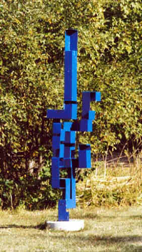 William Harris Blue Sculpture